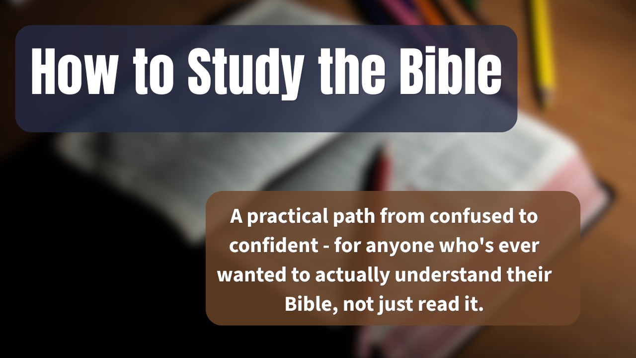 How to Study the Bible